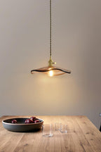 Flower Petal Glass Pendant Light