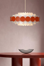 French Colorful Round Chandelier