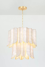 French Retro Shell Chandelier