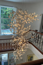 Cermaic Leaf Gingko Chandelier F