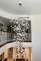 Cermaic Leaf Gingko Chandelier F