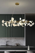Cermaic Leaf Gingko Chandelier M