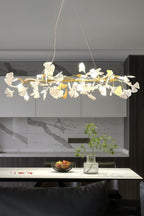 Cermaic Leaf Gingko Chandelier M