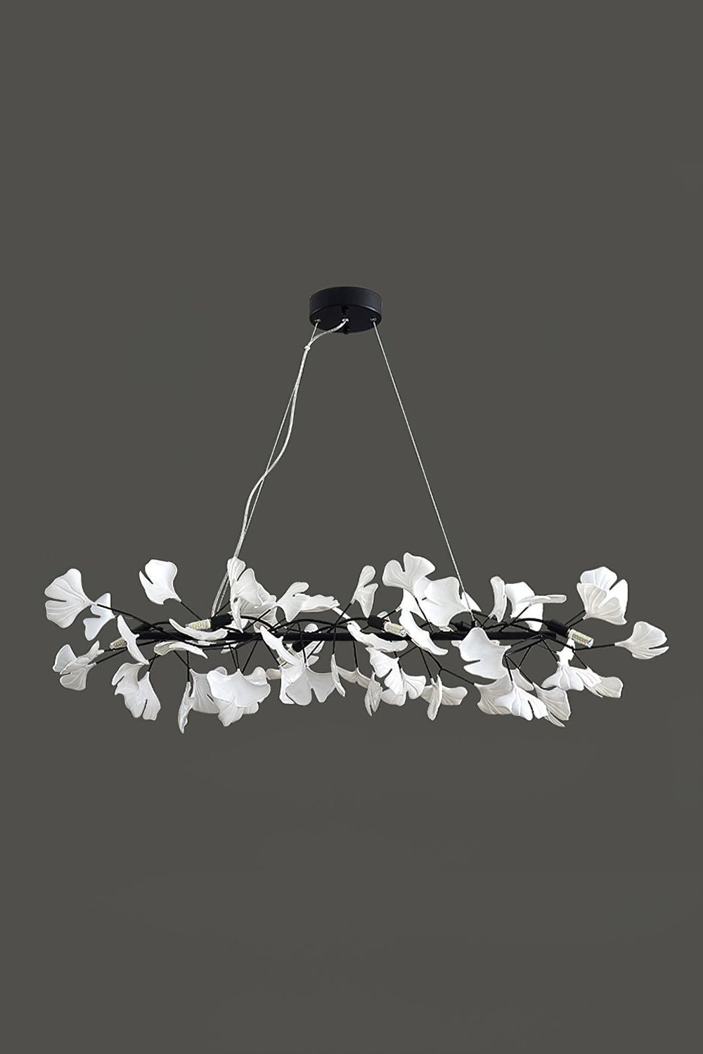 Cermaic Leaf Gingko Chandelier M