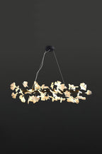 Cermaic Leaf Gingko Chandelier M
