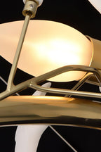 Cermaic Leaf Gingko Chandelier Q