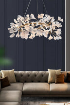Cermaic Leaf Gingko Chandelier U