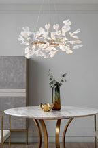 Cermaic Leaf Gingko Chandelier U