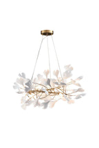 Cermaic Leaf Gingko Chandelier U