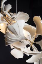 Cermaic Leaf Gingko Chandelier U