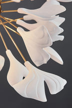 Cermaic Leaf Gingko Chandelier U