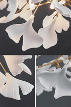 Cermaic Leaf Gingko Chandelier U