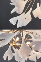 Cermaic Leaf Gingko Chandelier U