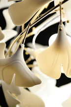 Cermaic Leaf Gingko Chandelier U