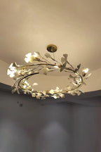 Cermaic Leaf Gingko Chandelier U