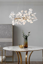 Cermaic Leaf Gingko Chandelier U
