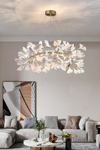 Cermaic Leaf Gingko Chandelier U