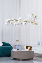 Cermaic Leaf Gingko Chandelier U