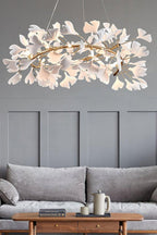 Cermaic Leaf Gingko Chandelier U