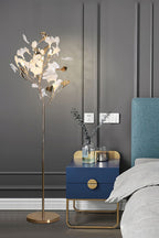 Cermaic Leaf Gingko Floor Lamp