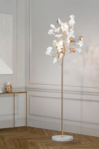 Cermaic Leaf Gingko Floor Lamp