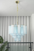 Glacier Ice Glass Chandelier