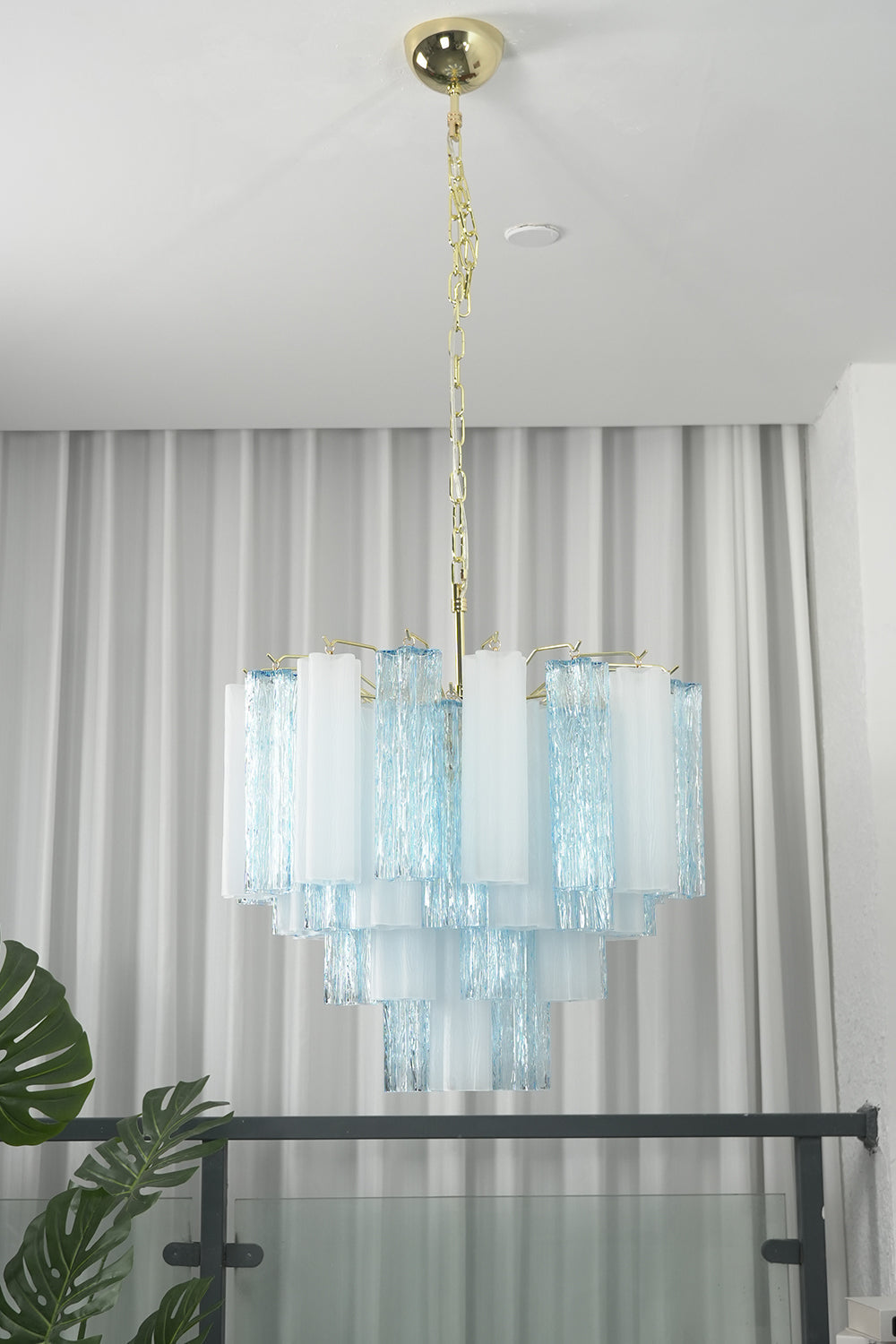 Glacier Ice Glass Chandelier