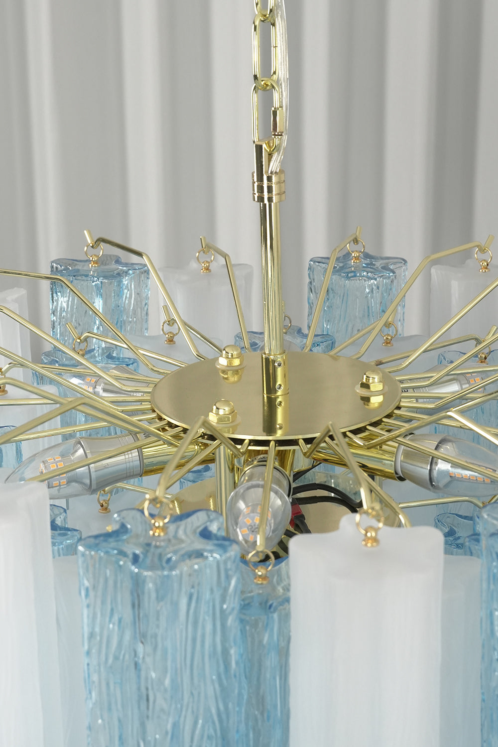 Glacier Ice Glass Chandelier