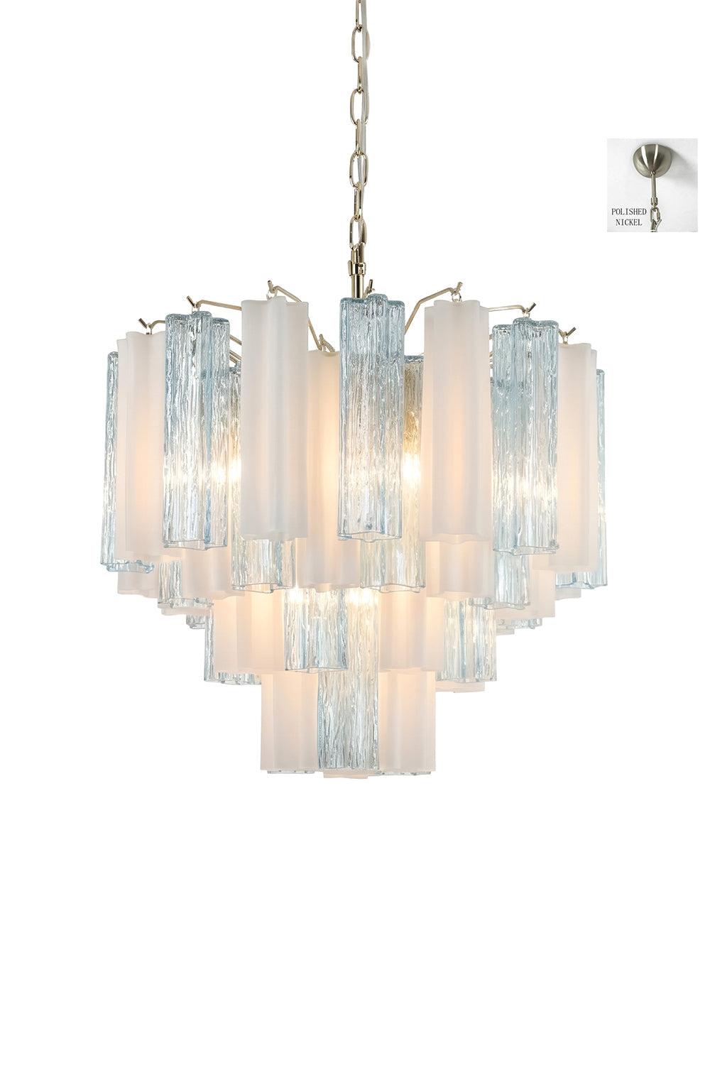 Glacier Ice Glass Chandelier