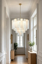 Glacier Ice Glass Chandelier