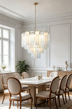 Glacier Ice Glass Chandelier