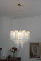 Glacier Ice Glass Chandelier