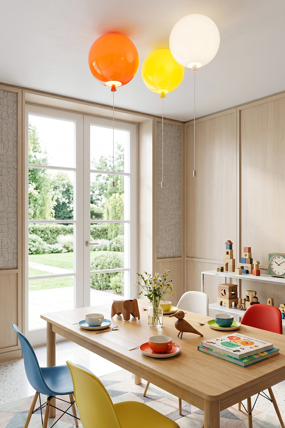 Glass Balloon Ceiling Light