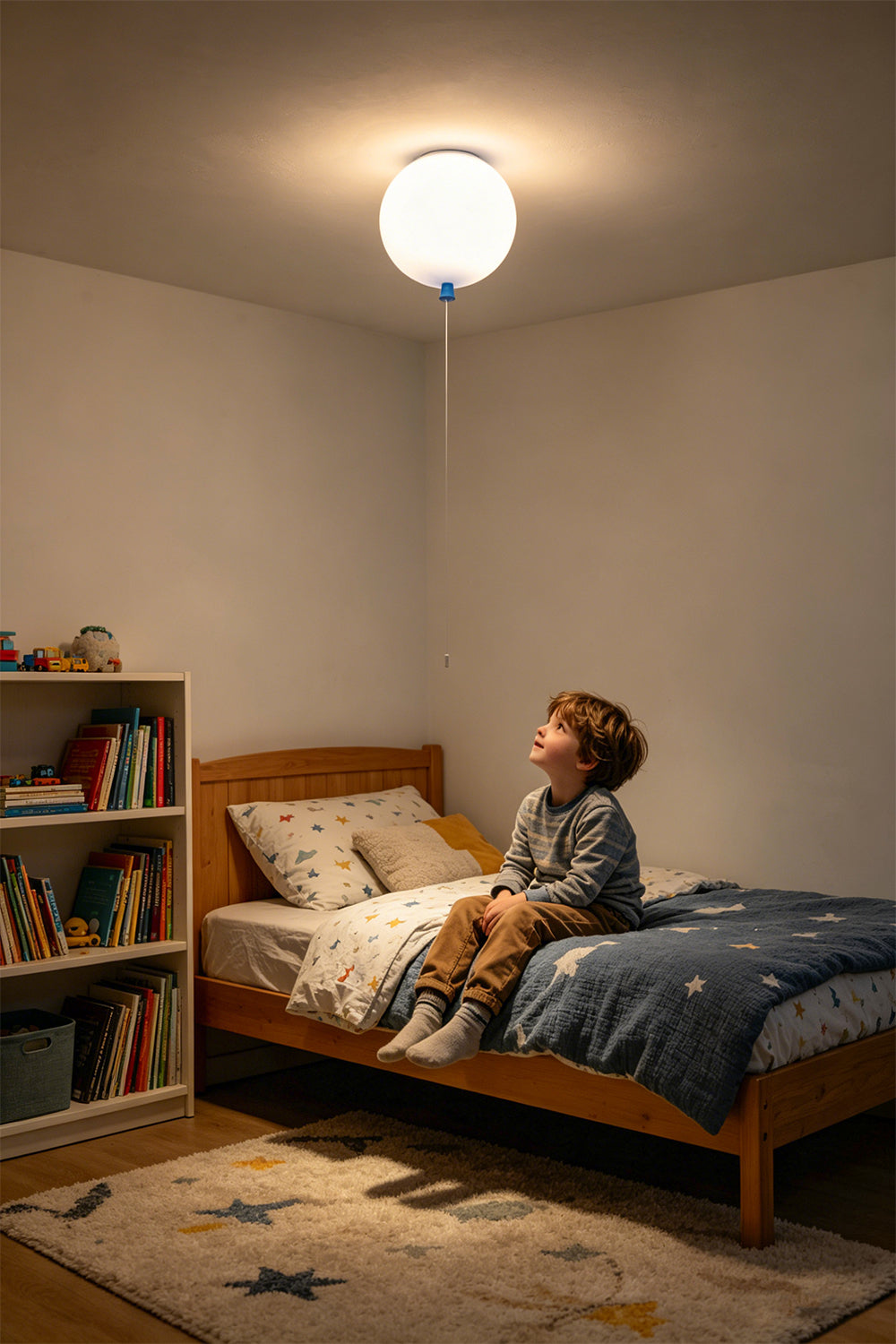 Glass Balloon Ceiling Light