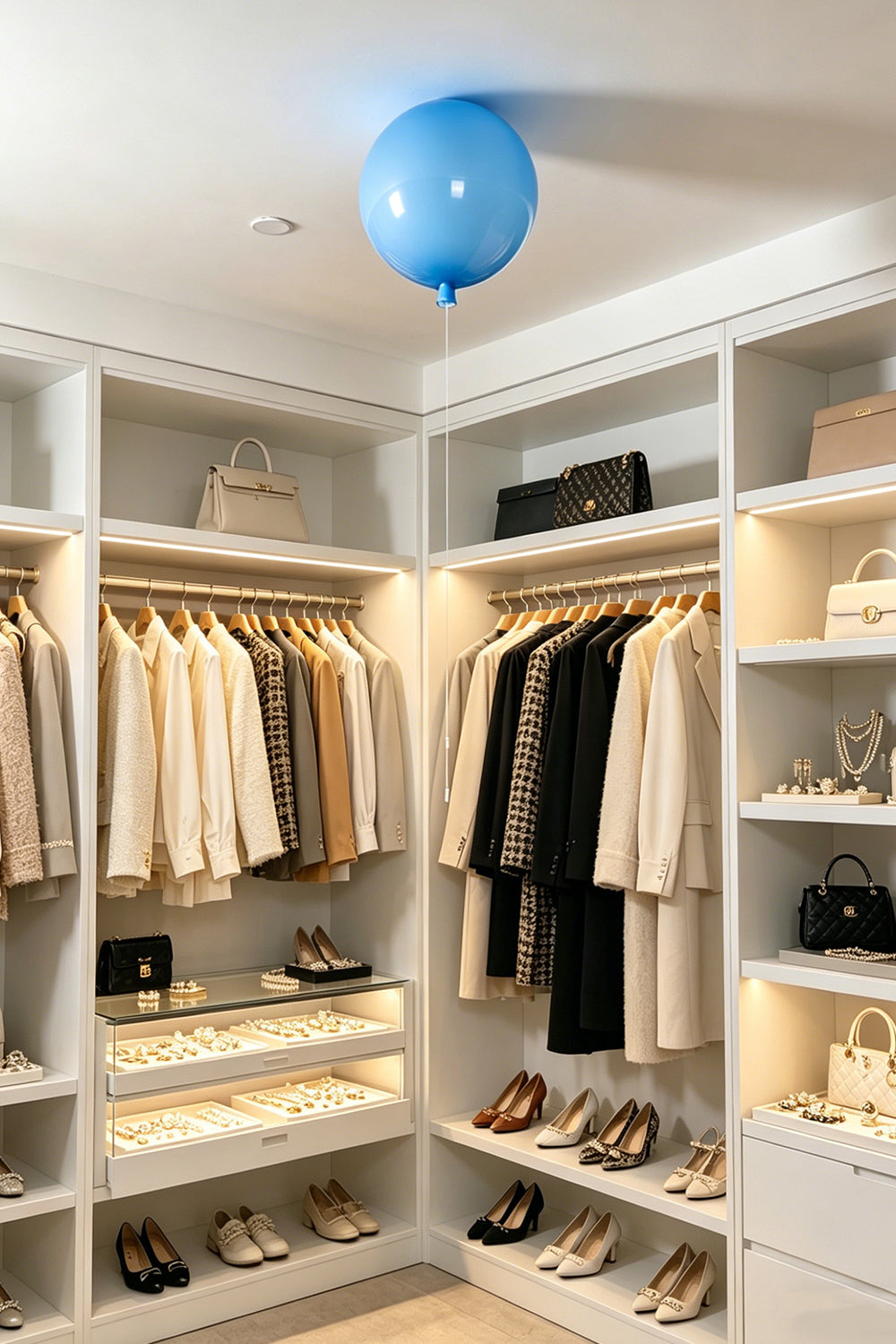 Glass Balloon Ceiling Light