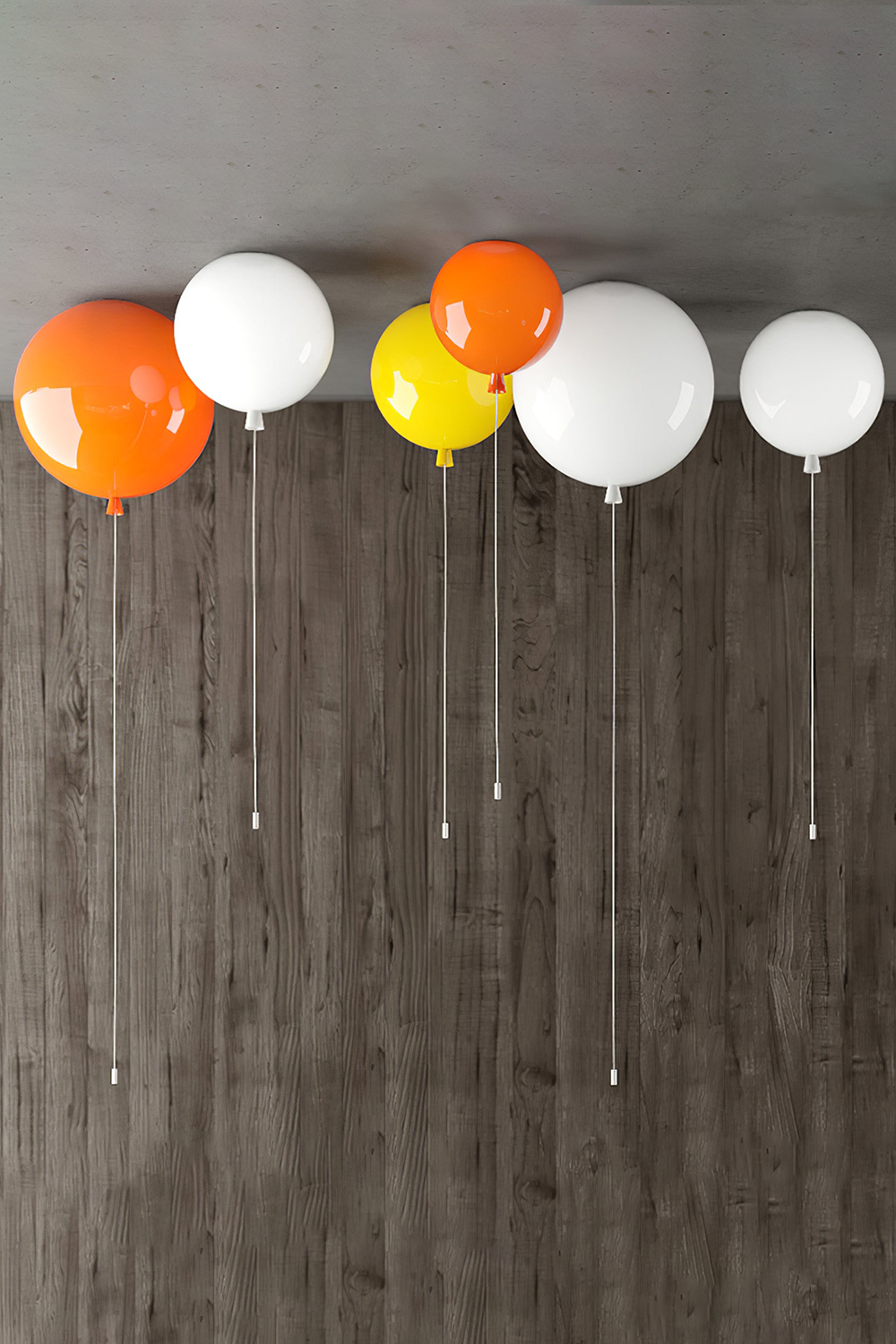 Glass Balloon Ceiling Light