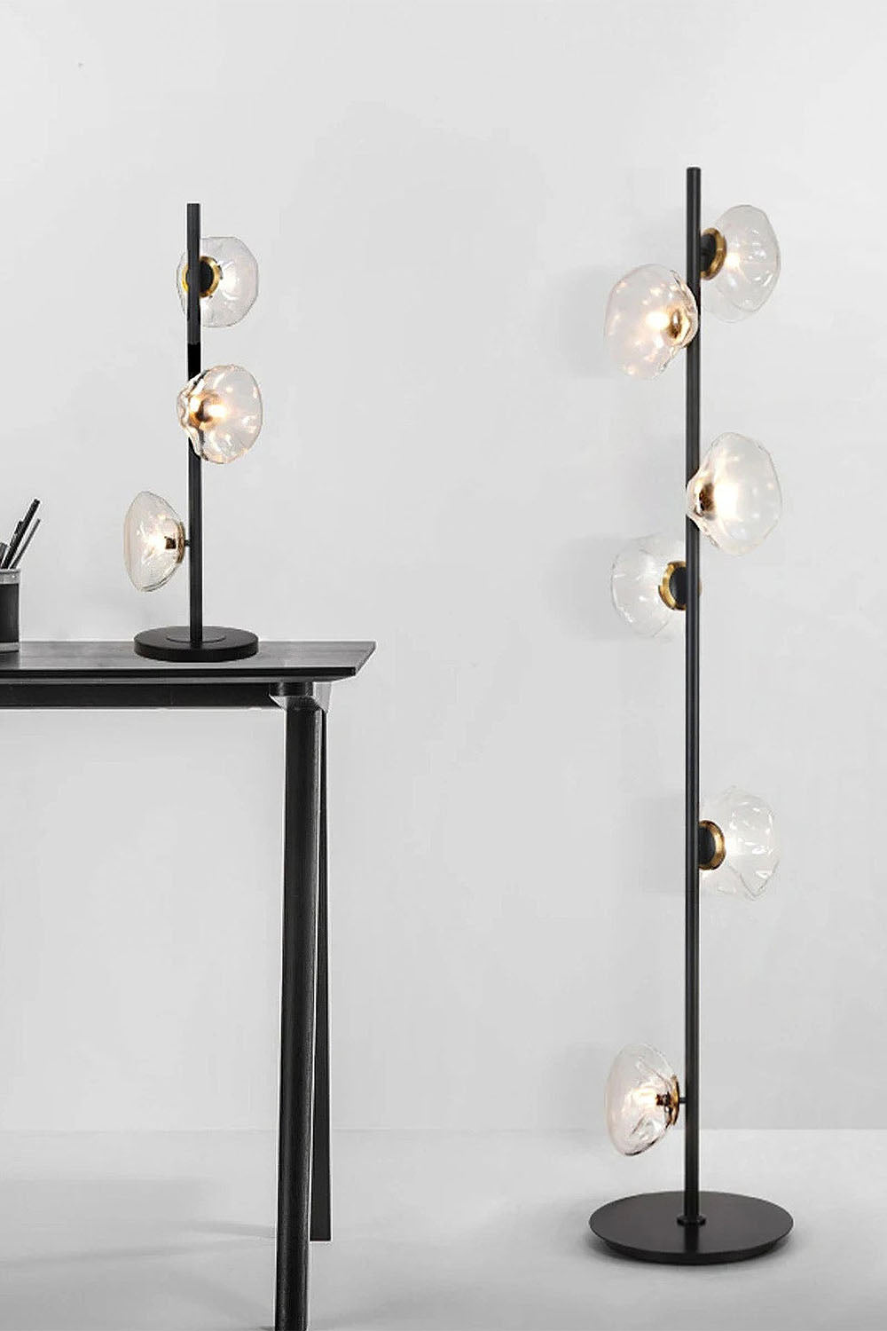 Glass Petals Floor Lamp