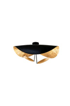 Gold-Tone Sculptural Ceiling Light