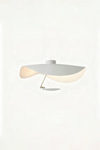 Gold-Tone Sculptural Ceiling Light