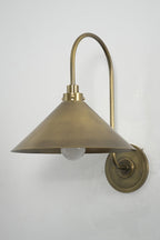 Gooseneck Cone Wall Sconce