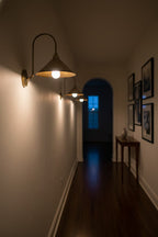 Gooseneck Cone Wall Sconce