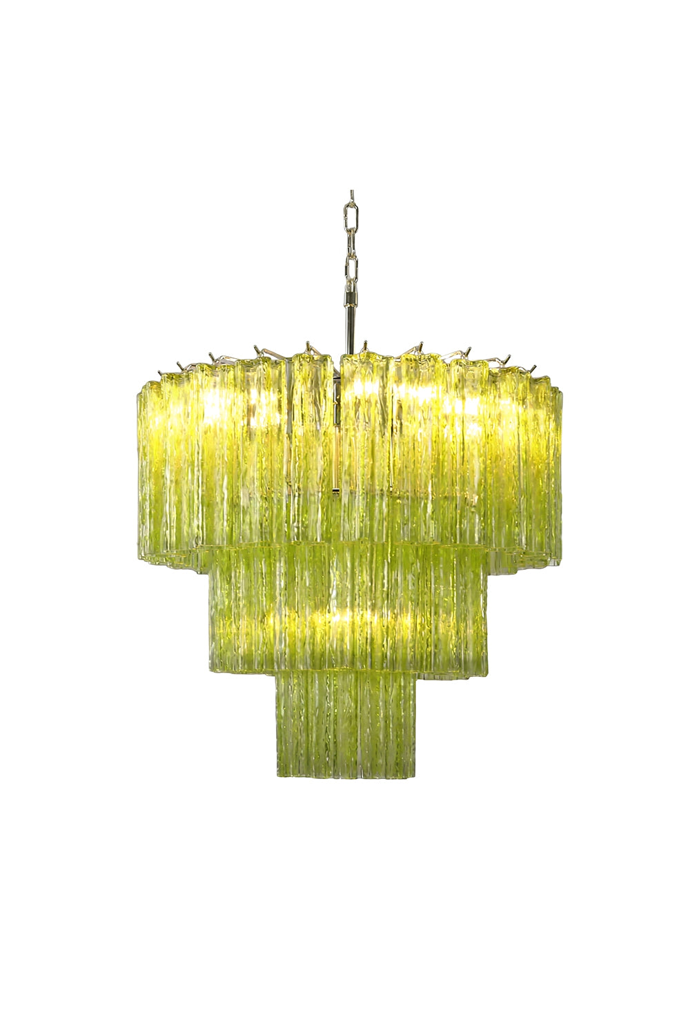 Green Glacier Tier Chandelier