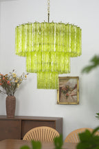 Green Glacier Tier Chandelier