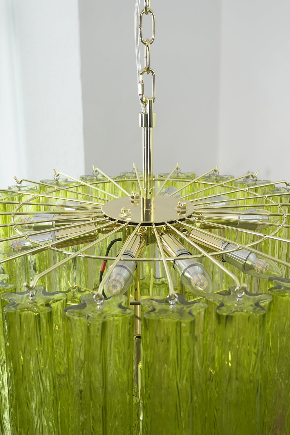 Green Glacier Tier Chandelier