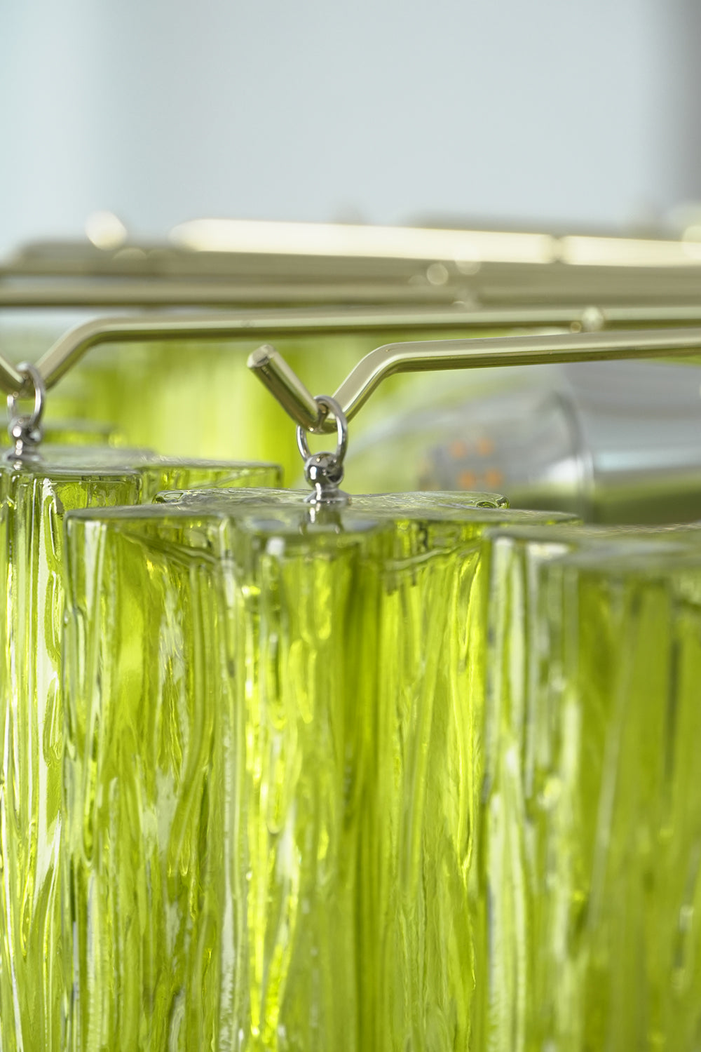 Green Glacier Tier Chandelier