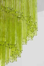 Green Glacier Tier Chandelier
