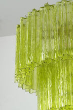 Green Glacier Tier Chandelier