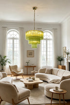 Green Glacier Tier Chandelier