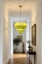 Green Glacier Tier Chandelier