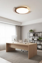 Halo Travertine Ceiling Light